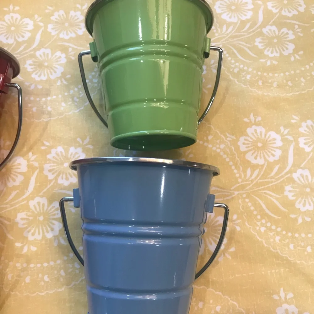 Pottery Barn Enamel Pails